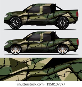 car wrap vector designs with abstract grunge background for vehicle branding