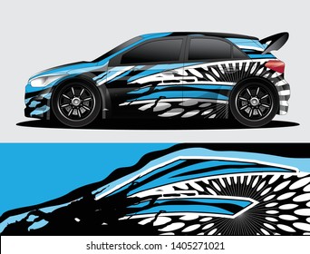 car wrap vector designs with abstract grunge background for vehicle branding