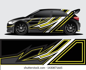 car wrap vector designs with abstract grunge background for vehicle branding