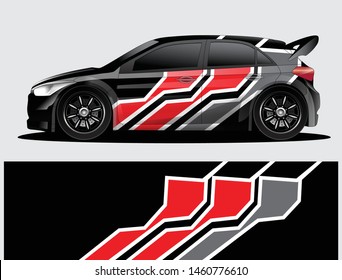 car wrap vector designs with abstract grunge background for vehicle branding