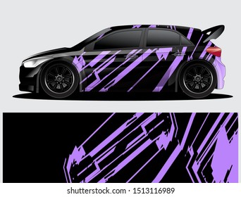 car wrap vector designs with abstract grunge background for vehicle branding