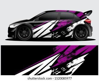 car wrap vector designs with abstract grunge background for vehicle branding