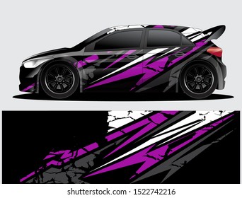 car wrap vector designs with abstract grunge background for vehicle branding