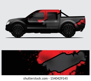 car wrap vector designs with abstract grunge background for vehicle branding