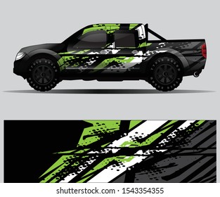 car wrap vector designs with abstract grunge background for vehicle branding