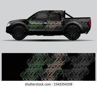 car wrap vector designs with abstract grunge background for vehicle branding