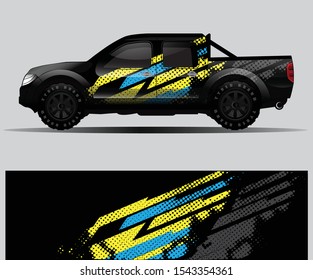car wrap vector designs with abstract grunge background for vehicle branding
