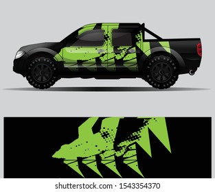 car wrap vector designs with abstract grunge background for vehicle branding