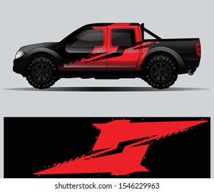 car wrap vector designs with abstract grunge background for vehicle branding