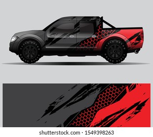 car wrap vector designs with abstract grunge background for vehicle branding