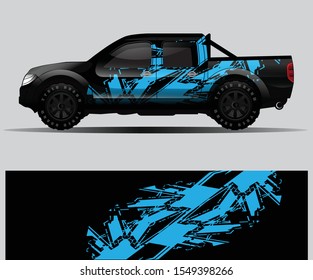 car wrap vector designs with abstract grunge background for vehicle branding