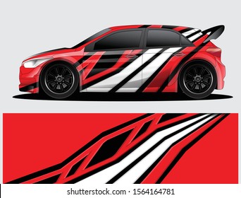 car wrap vector designs with abstract grunge background for vehicle branding