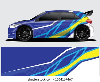 car wrap vector designs with abstract grunge background for vehicle branding