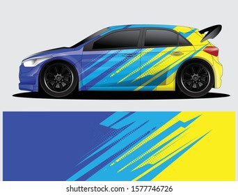 car wrap vector designs with abstract grunge background for vehicle branding