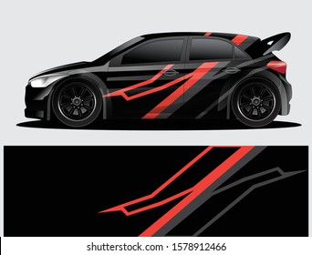 car wrap vector designs with abstract grunge background for vehicle branding