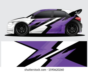 car wrap vector designs with abstract grunge background for vehicle branding