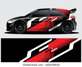 car wrap vector designs with abstract grunge background for vehicle branding
