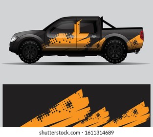 car wrap vector designs with abstract grunge background for vehicle branding