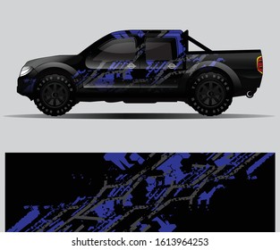 car wrap vector designs with abstract grunge background for vehicle branding