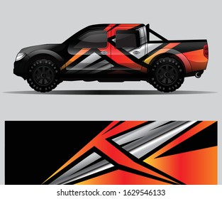 car wrap vector designs with abstract grunge background for vehicle branding