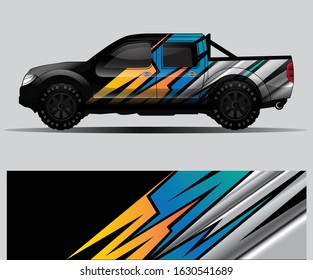 car wrap vector designs with abstract grunge background for vehicle branding