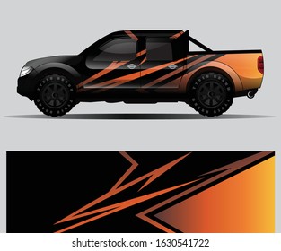 car wrap vector designs with abstract grunge background for vehicle branding