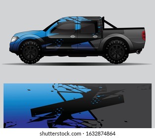 car wrap vector designs with abstract grunge background for vehicle branding