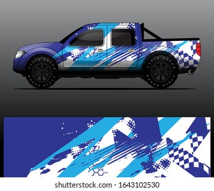 car wrap vector designs with abstract grunge background for vehicle branding