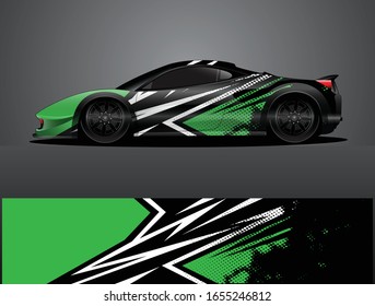 car wrap vector designs with abstract grunge background for vehicle branding
