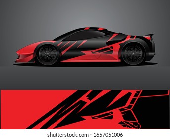 car wrap vector designs with abstract grunge background for vehicle branding