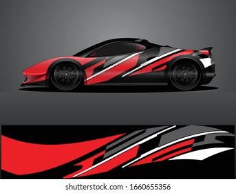 car wrap vector designs with abstract grunge background for vehicle branding