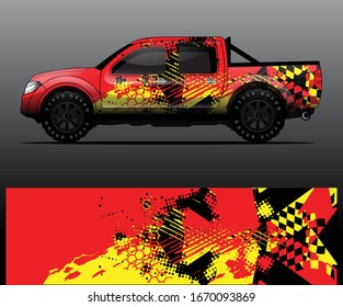 vector de ajuste gráfico de decal de coche, fondo abstracto