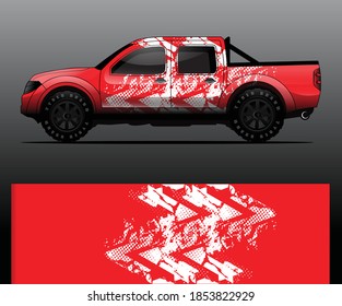 car wrap vector designs with abstract grunge background for vehicle branding
