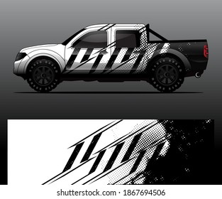 car wrap vector designs with abstract grunge background for vehicle branding