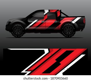 car wrap vector designs with abstract grunge background for vehicle branding