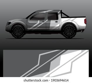 car wrap vector designs with abstract grunge background for vehicle branding