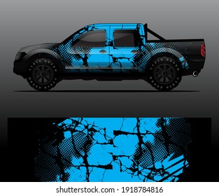 car wrap vector designs with abstract grunge background for vehicle branding