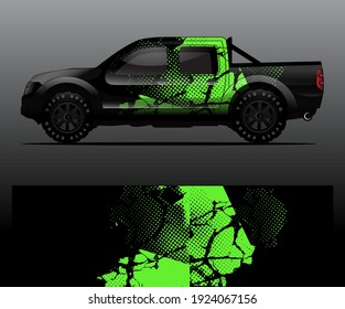 car wrap vector designs with abstract grunge background for vehicle branding