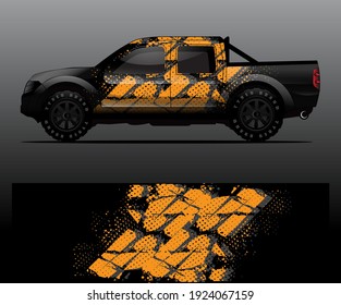 car wrap vector designs with abstract grunge background for vehicle branding