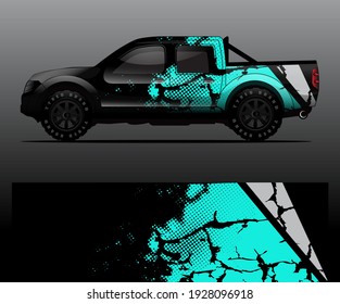 car wrap vector designs with abstract grunge background for vehicle branding