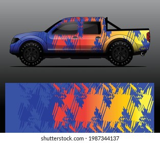 car wrap vector designs with abstract grunge background for vehicle branding