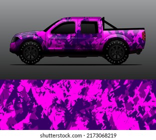 car wrap vector designs with abstract grunge background for vehicle branding