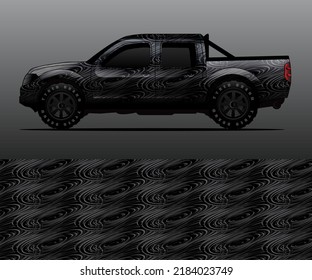 car wrap vector designs with abstract grunge background for vehicle branding