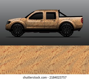 vector de ajuste gráfico de decal de camión, fondo abstracto