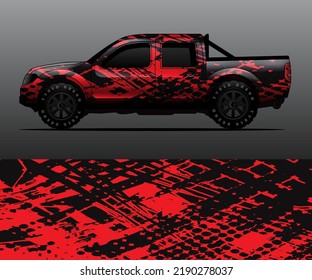 car wrap vector designs with abstract grunge background for vehicle branding