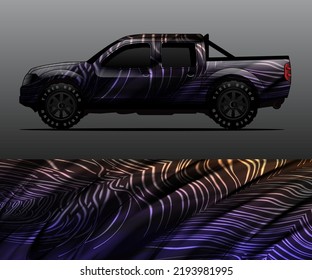 car wrap vector designs with abstract grunge background for vehicle branding