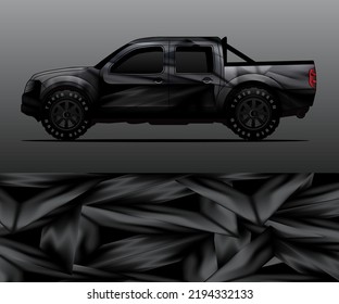 car wrap vector designs with abstract grunge background for vehicle branding