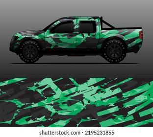 vector de ajuste gráfico de decal de camión, fondo abstracto