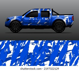 vector de ajuste gráfico de decal de camión, fondo abstracto