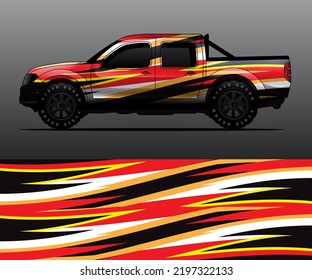car wrap vector designs with abstract grunge background for vehicle branding